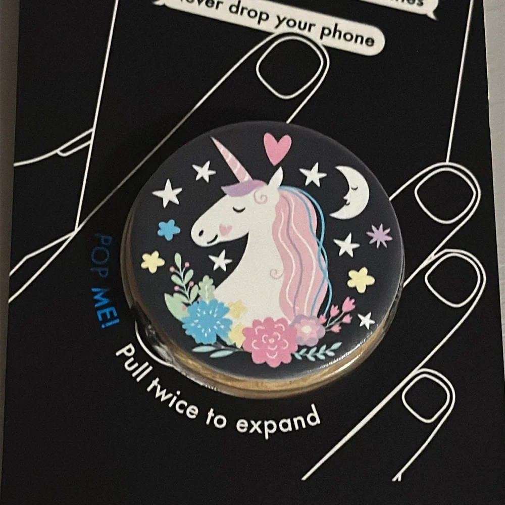 PopSocket Unicorn Phone Grip & Stand - Black